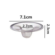 Sítka do umyvadla a vany Jacenvly z nerezové oceli 316, sítko do sprchy, kryt výpusti, design s kloboukem, kompatibilní se standardními odtoky