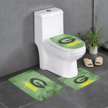 GBP_Packers Team 3-delat set badrumsmattor halkfri matta 61x43 cm