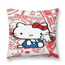 Hello Kitty plysjputetrekk, teppe, multistørrelse, ultrakomfortabelt putetrekk, bunnstoffbeskyttelse
