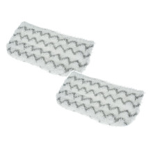 Lot de 6 lingettes de rechange réutilisables pour balai vapeur, en microfibre lavable, compatibles avec les balais vapeur.