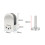 Support de fixation pour paroi en verre 14 x 80 mm XL 3