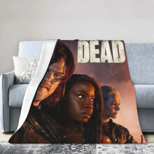Couverture The Walking Dead Hotel, couverture anime pour lit, couverture pour canapé, couverture polaire ultra douce pour chambre et salon, 152 x