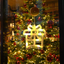 Offres du Cyber Monday 2024 : Guirlandes lumineuses de Noël d'extérieur Viflosae avec ventouses, LED à piles pour fenêtres, fêtes et