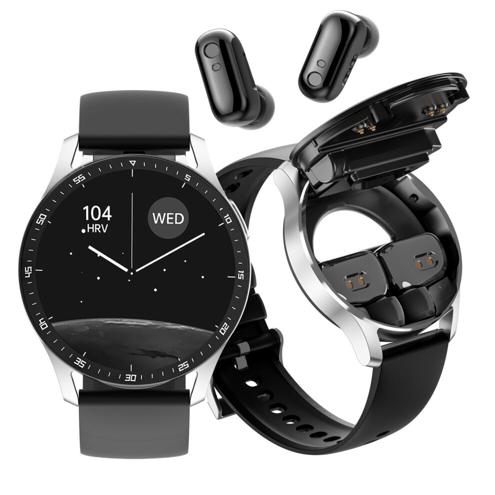 Smart Watch Zkccnuk With Wireless Earphones, 1.32" Ips Screen, Ip67, Multi Sport Mode, Compatible With Ios & Android 9423501793485