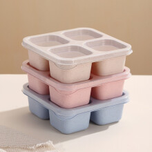 Boîte à lunch à compartiments empilables INS, boîte à goûter, boîte bento de voyage pour adultes, compatible micro-ondes, décorations de
