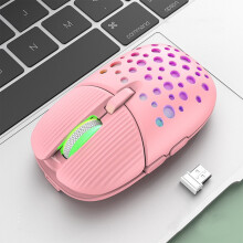 Mouse wireless Bluetooth Dual Mode Txmfgh, latență redusă, silențios, reglabil DPI, reîncărcabil, afișaj de alimentare - compatibil cu PC-uri