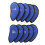 10pcs Blue Golf Club Head Covers Set Breathable Mesh with Soft Lining 7