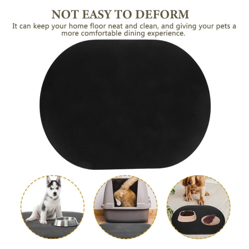 Eease Pet Food Bowl Mat, Επαναχρησιμοποιήσιμο μαξιλάρι για μπολ γάτας, Αντιολισθητικό 2