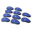 10pcs Blue Golf Club Head Covers Set Breathable Mesh with Soft Lining 13