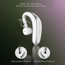 Nuevos auriculares Bluetooth intrauditivos de alta potencia y larga duración en modo de espera para negocios y deportes.
