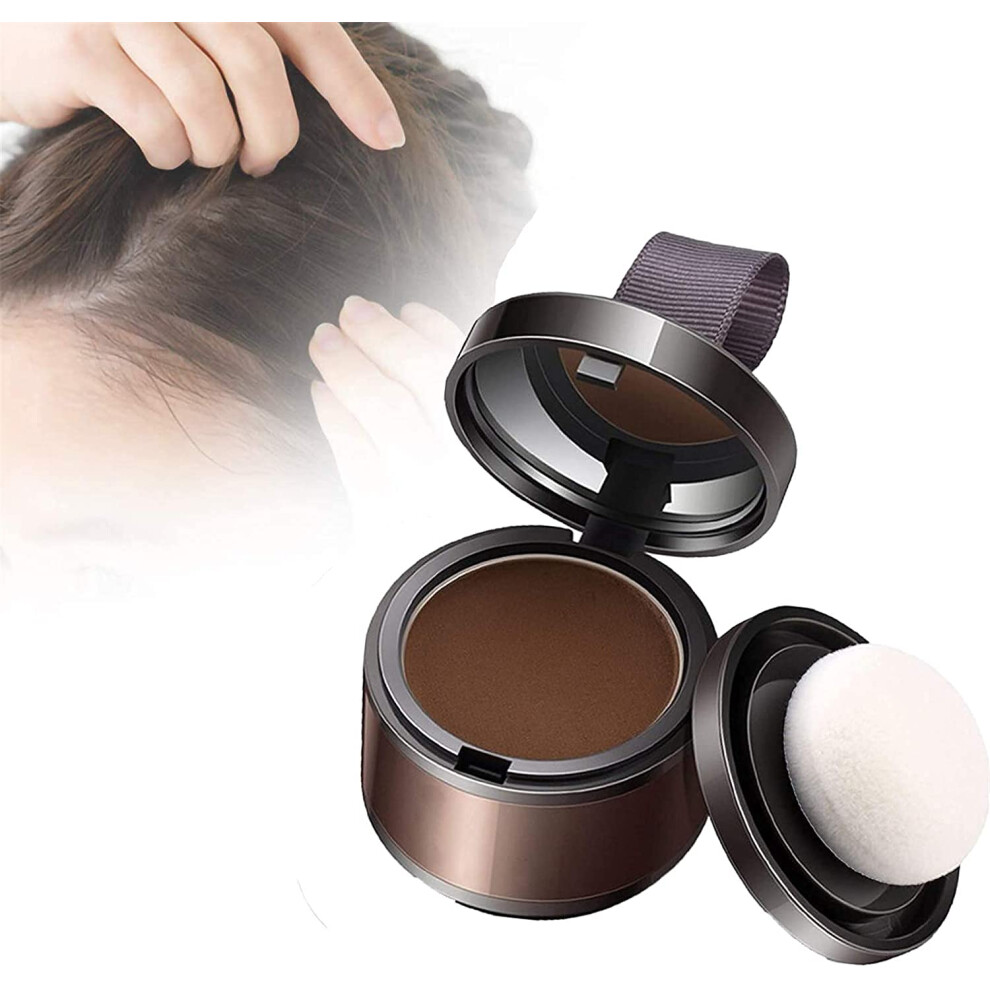 Hairline Powder for Thinning Hair with Natural Coverage and Longlasting Color, Dark Brown