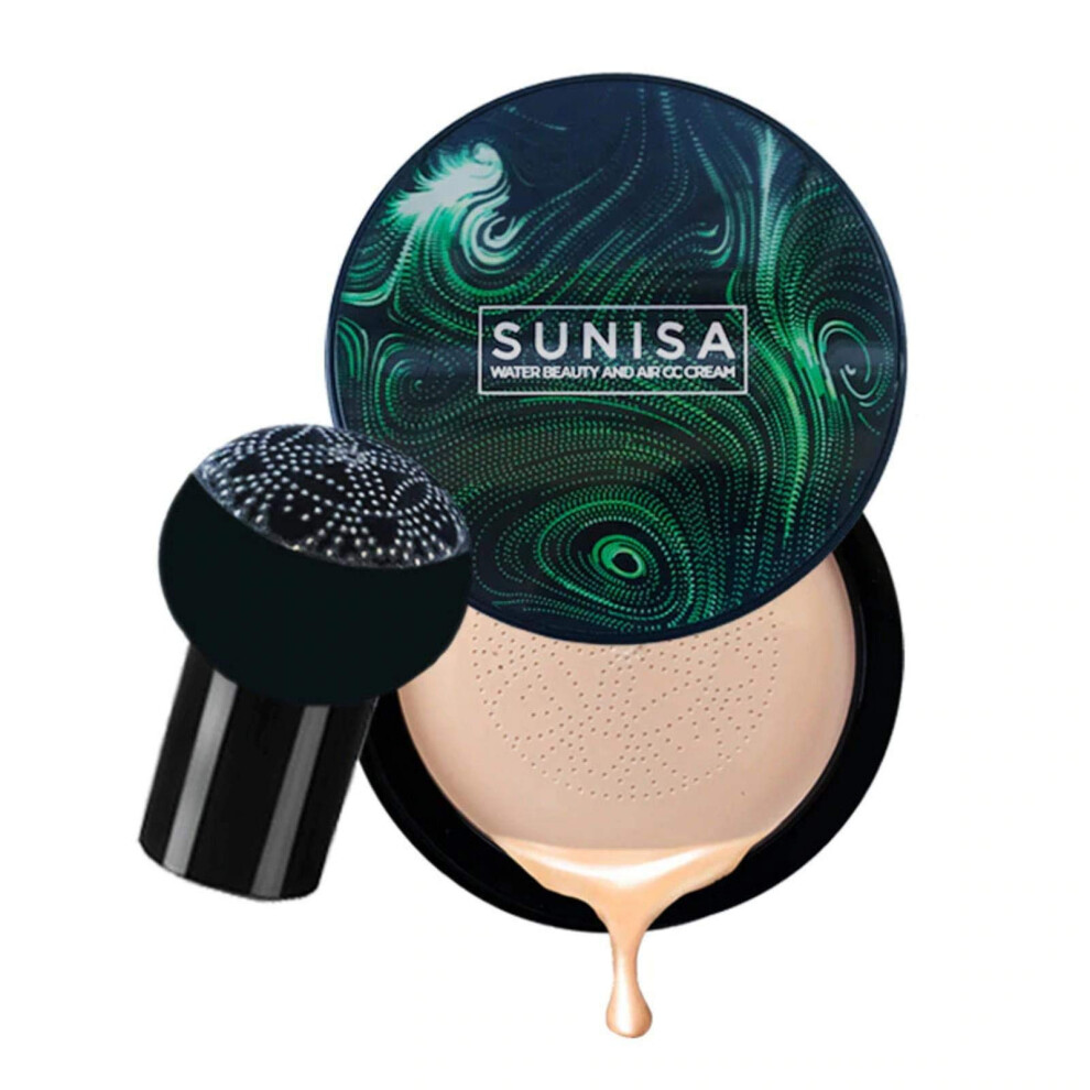 Cream Air Cushion Bb With Mushroom Sponge, Full Coverage Foundation, Long Lasting Concealer
