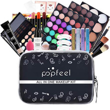 AllinOne Makeup Kit for Women Full Face Set with Brushes Pigment Shades Holiday Gift