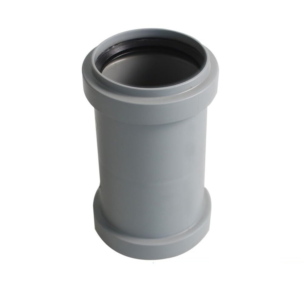 50Mm Pvc Pipe Coupling With Leakproof O Ring And Heatresistant Sink Drain Connector, Grey 9365369882447