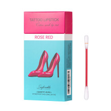 Rose Red Matte Waterproof Lipstick Set, Long Lasting NonTransfer Lip Color with Mirror, 20pcs