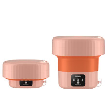 Liquidation ! Machine à laver portable EQWLJWE6L, mini machine à laver pliable pour vêtements de bébé, sous-vêtements, chaussettes, serviettes