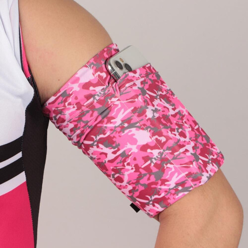 Braçadeira compacta para celular, ideal para corrida, caminhada e exercícios - Bolsa elástica para suporte de celular, compatível com iPhone SE. 1