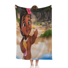 Moana Flannel Blanket, Super Plush, Soft, Comfortable, Fluffy Flannel Wool, Sofa, Bed, Travel-350g