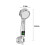 Κεφαλή ντους Quinlira Easter Clearance Turbo με 4 λειτουργίες μπάνιου, διακοπή νερού υπό πίεση 2