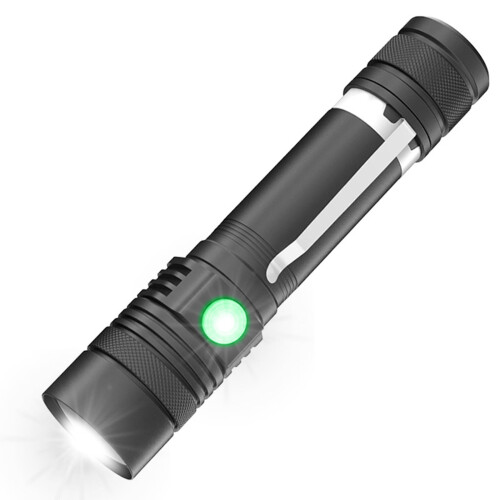 Φακός CELNNCOE 1000Lumens, Επαναφορτιζόμενος LED, Με δυνατότητα ζουμ, 4 λειτουργίες,
