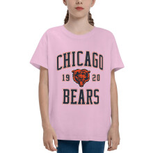 Chi_Bears Kids Short Sleeve Shirt Sports Football Team Logo for Baseball Fans Gifts Suitable For Boys And Girls