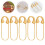 Lot de 15 épingles à broche de sûreté réutilisables pour pulls et loisirs créatifs. 6
