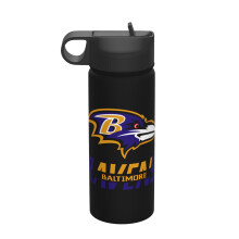 Ravens Sports Μονωμένο μπουκάλι νερού από ανοξείδωτο ατσάλι 18oz, φορητό, αδιάβροχο