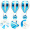 Ballons en aluminium Eease4D Montgolfière (10 pièces) 4