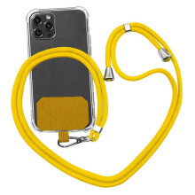 Praktisches und stylisches Handyband mit Handyhalterung, Gelb
