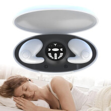 Căști Bluetooth wireless mici, invizibile, pentru somn - Compatibile cu persoanele care dorm pe o parte, Utilizare discretă la locul de muncă