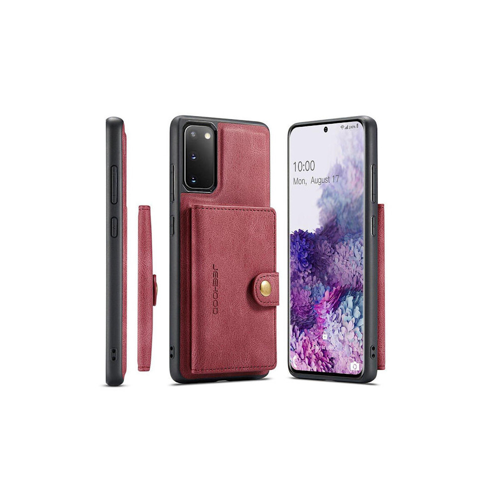 Compatible With Samsung Galaxy S20 Fe - Case With Card Slot Red 9048212719762