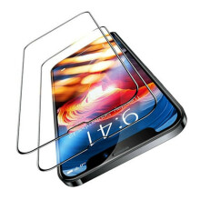 Compatível com iPhone 14 Pro Max - Pacote com 2 Protetores de Tela de Vidro Temperado com Cobertura Total