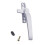 Zinc Alloy Door Handle With Lock For Window Handle Old-Fashioned Lock 1