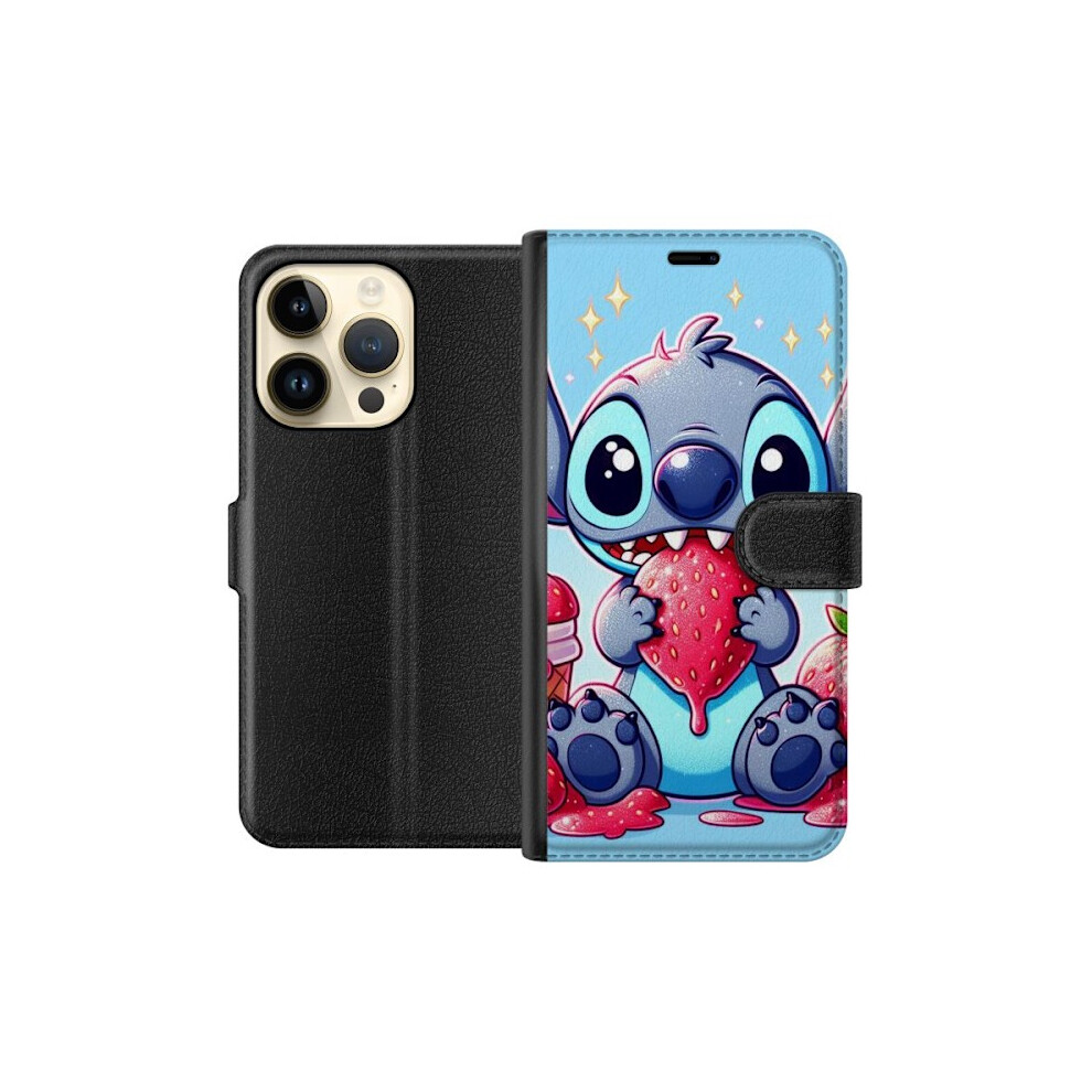 Compatible With Apple Compatible With Iphone 14 Pro Wallet Case Stitch Strawberry 9048212720188