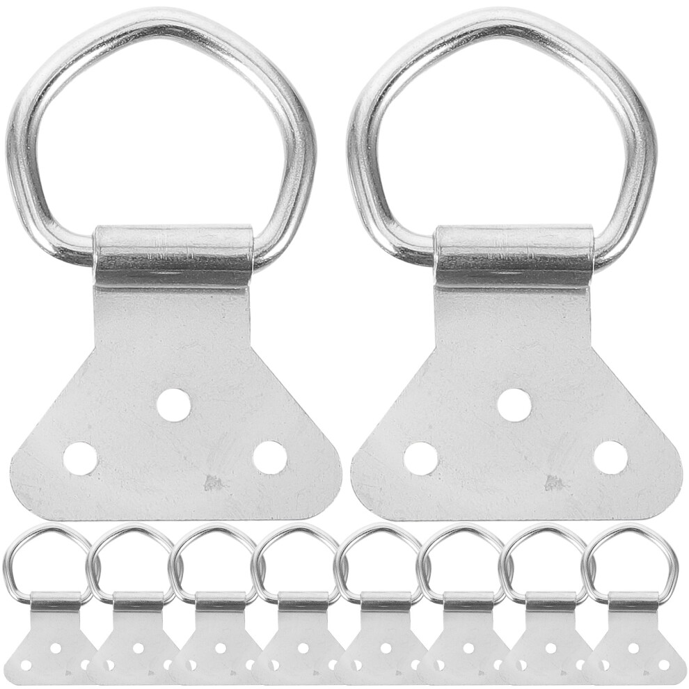 Voiceine 10Pcs Picture Frame Hangers D Ring Picture Hangers Hanging Paintings Hangers Frame Hooks For Hanging 9048212720478