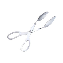Salatzange, robuste Edelstahlzange, Servierzange, 21 cm lange Servierzange, perfekte Küchenzange