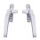 Zinc Alloy Door Handle With Lock For Window Handle Old-Fashioned Lock 6