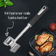 ckepdyeh Gourmet Multi Sided Meat Tenderizer for Pounding Meats, Nuts, Shellfish, Hang Hole for Easy Storage, Hand Wash