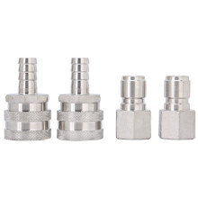 Raccord rapide Heaveant, raccord rapide en acier inoxydable à filetage G1/2 po, adaptateur pour fût de bière, raccord pour brassage amateur