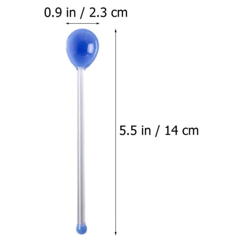 6 τεμάχια Swizzle Sticks Επαγγελματικά Οικιακά Swizzle Sticks Μπαρ (Ποικιλία Χρωμάτων) 1