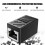 Σύνδεσμος RJ45, σύνδεσμος επέκτασης Cat6Ethernet, συμβατός με Cat7/Cat6/Cat5e/Cat5, σύνδεσμος 8