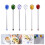 6 τεμάχια Swizzle Sticks Επαγγελματικά Οικιακά Swizzle Sticks Μπαρ (Ποικιλία Χρωμάτων) 3