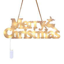 Luminária de Natal com ventosa em formato de letra natalina da Capino, com borda tridimensional e design de Feliz Natal em LED.