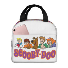 Bolsa de almuerzo Scooby Doo, linda bolsa isotérmica reutilizable para el almuerzo, ideal para picnics, viajes y actividades al aire libre.