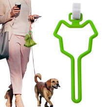 Hundeleinen-Traktionsseil, Hundekotbeutelhalter, freihändiger Clip, Kotbeutelhalter für die Leine, in 7 Farben