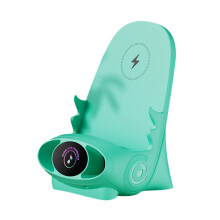 Mini15W trådløs oplader, bærbar til alle mobiltelefoner, smart husholdningsapparat - kompatibel med Qi-aktiverede enheder