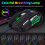 Ποντίκι παιχνιδιών Esports 3200DPI7Keys Ποντίκι παιχνιδιών RGB με οπίσθιο φωτισμό 3