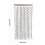 Cortinas de chuva com caveiras de Halloween, 79x39 polegadas, decoração para festas em casa, para portas, corredores e banheiros - compatíveis com 4