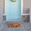 Χριστουγεννιάτικο χαλί πόρτας XIUH 15,75*23,62" Happy Welcome Αντιολισθητικό χαλί 5