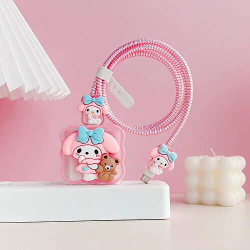 Miniso Sanrio5Pcs Σετ Προστατευτικών Καλωδίων για Συμβατότητα με Xiaomi Θήκη Γρήγορου 2